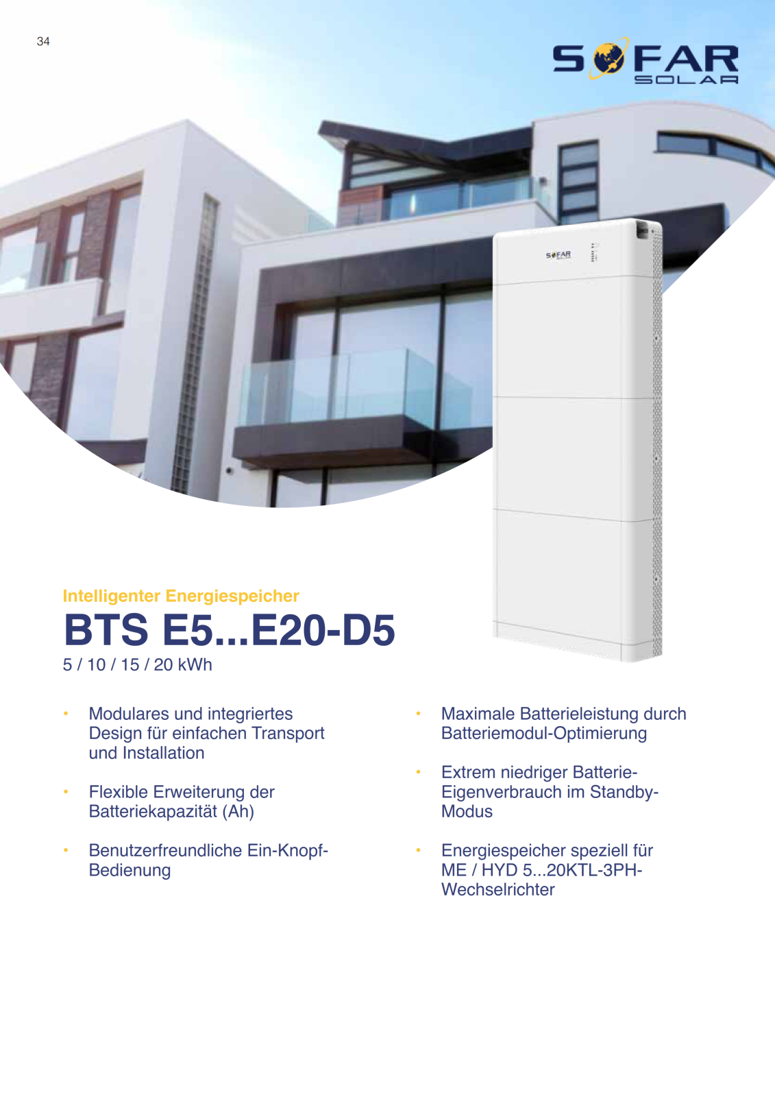 Sofarsolar Bts K Kwh Batteriemodul