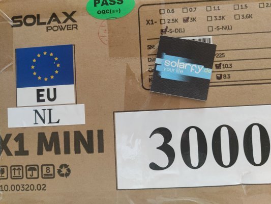 Neu im Shop: Solax X1 Mini 3000 - 
