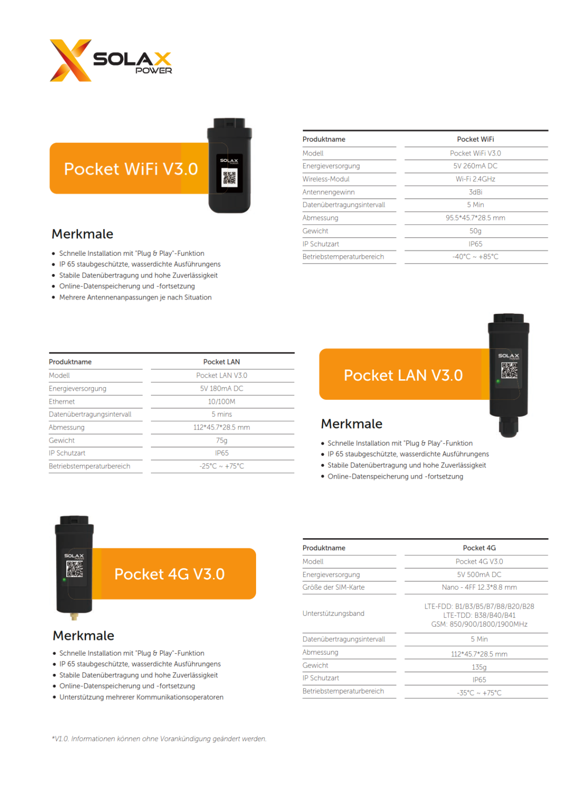 Solax Pocket Wifi V